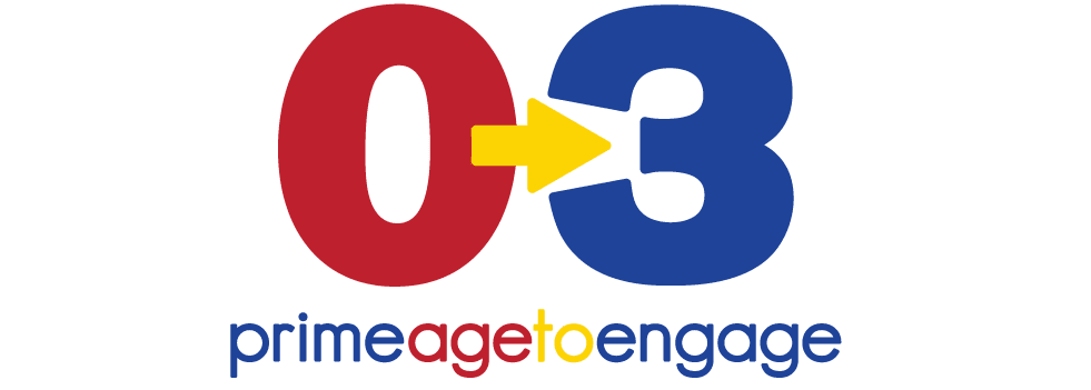 0 to 3Prime age to engage Logo