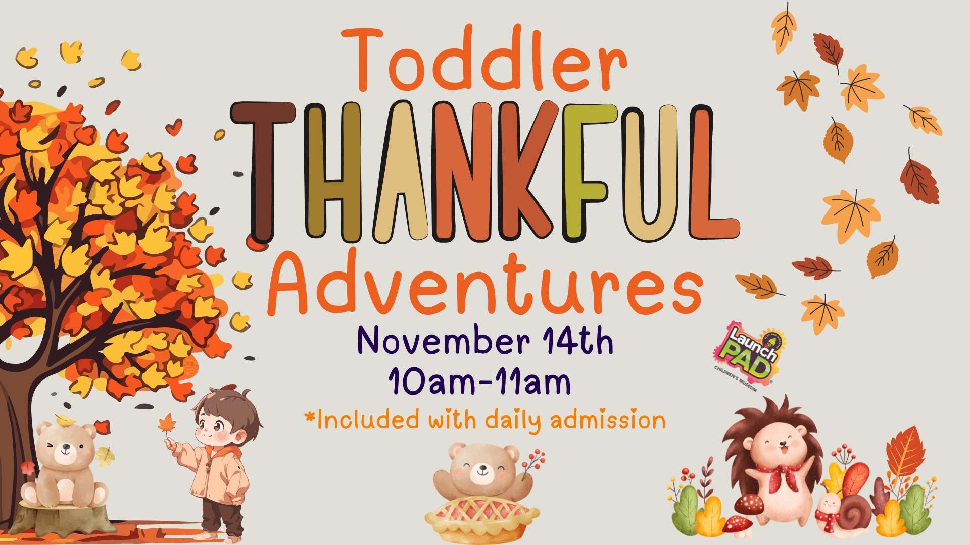 Toddler Thankful Adventures