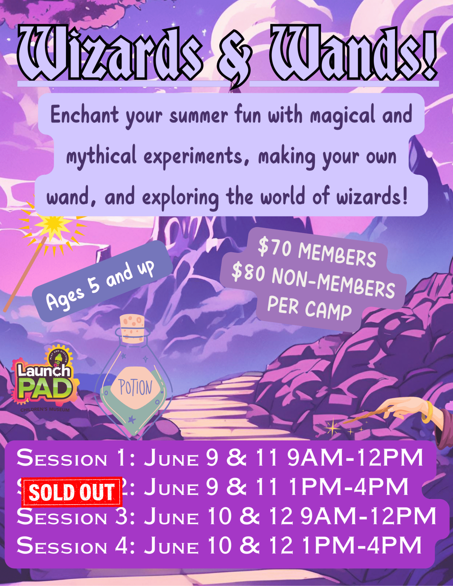 Summer camp flyers 2025